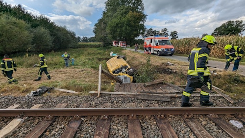 Nach Unfall in Lohne: Bahnstrecke seit Samstagmittag wieder frei