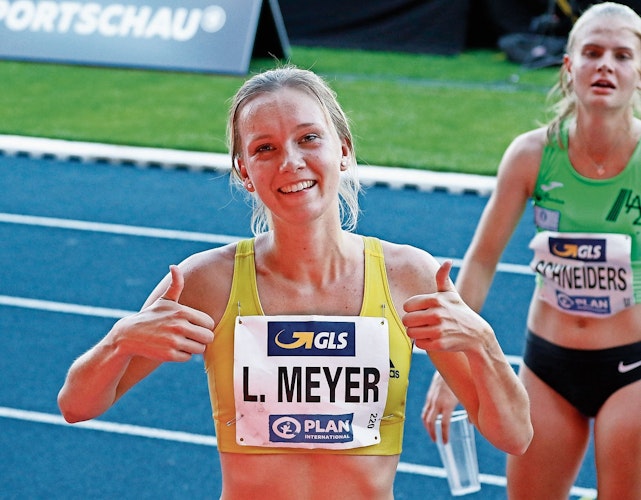 Lea Meyer landete bei der Sportlerinnenwahl auf Rang 2. Foto: Prepens