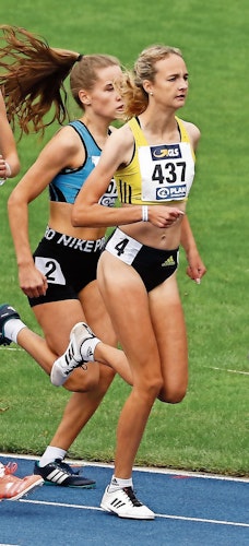 Start über 800 Meter: Xenia Krebs vom VfL Löningen erreichte im Vorjahr das Finale. Ob sie es diesmal wieder schafft? Foto: Harald Prepens.