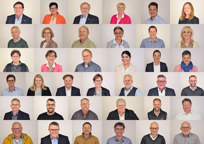 26 Männer, 11 Frauen: die Kandidaten der CDU Lohne für die Kommunalwahl 2021. Foto: CDU-Stadtverband Lohne