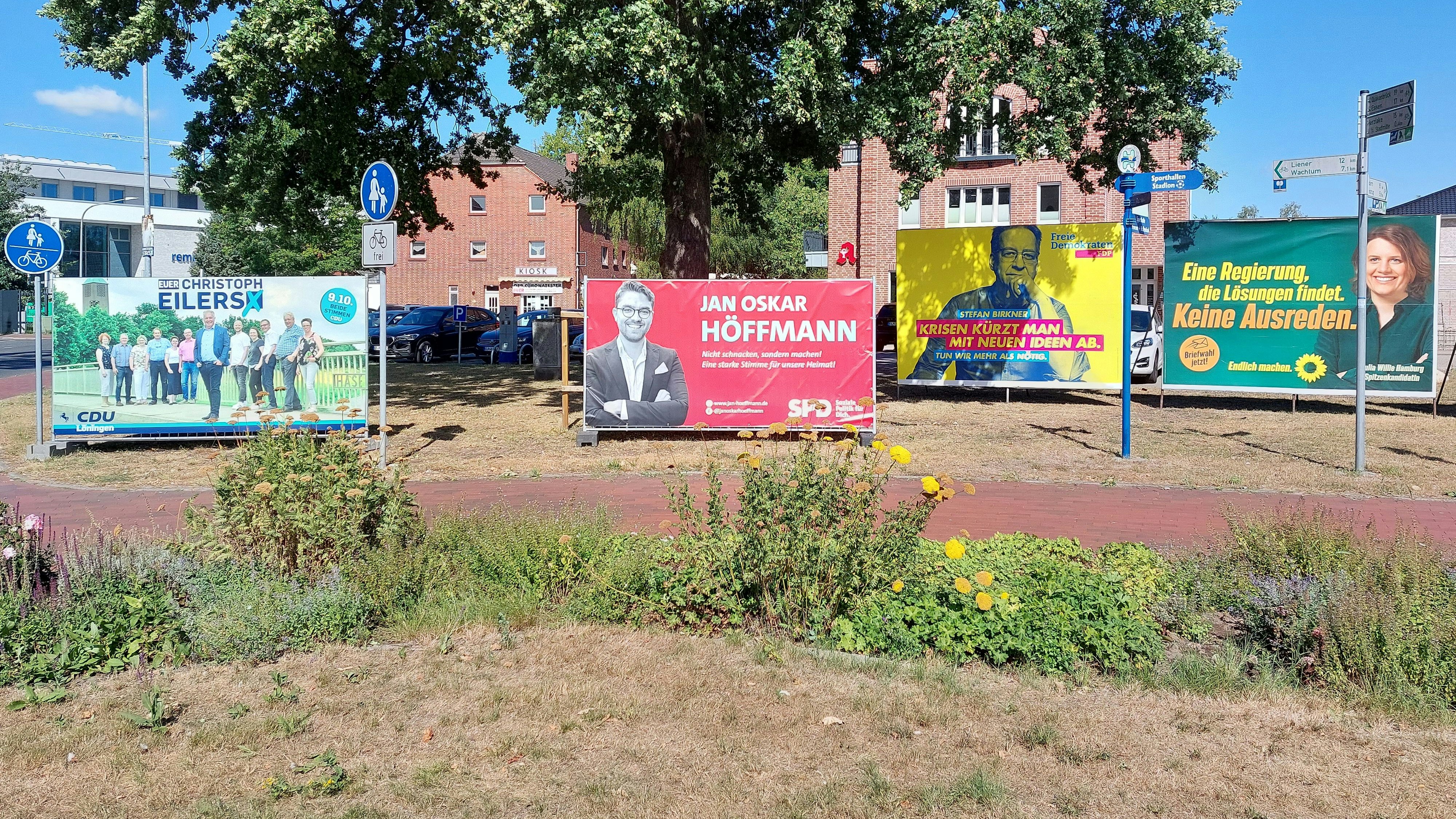 Bringen sich in Stellung: Die fünf Landtagskandidaten im Wahlkreis Cloppenburg kommen am 12. September zum "Speed-Dating" nach Löningen. Foto: Wienken