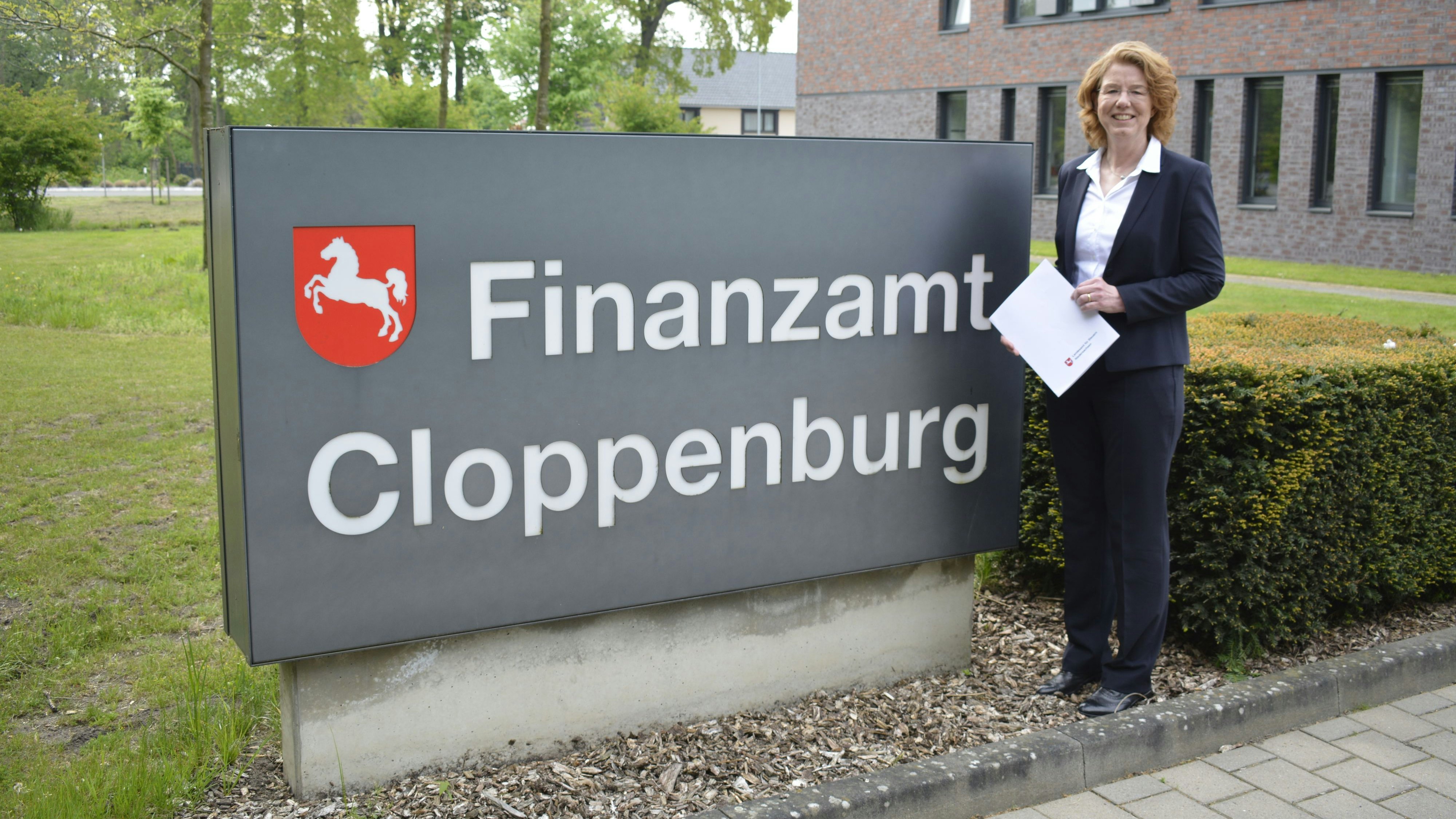 Die neue Leiterin des Finanzamts Cloppenburg: Ina Goldmann. Foto: Finanzamt Cloppenburg