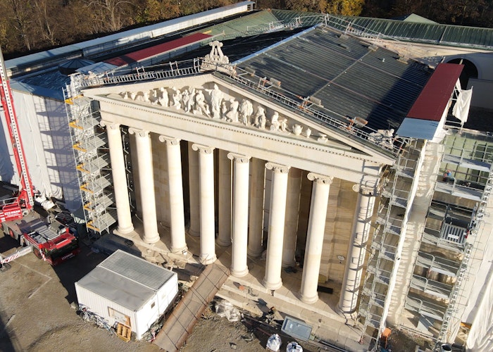 Während der Renovierung: Inzwischen wurde die Glyptothek in München wieder eröffnet. Foto: dpa