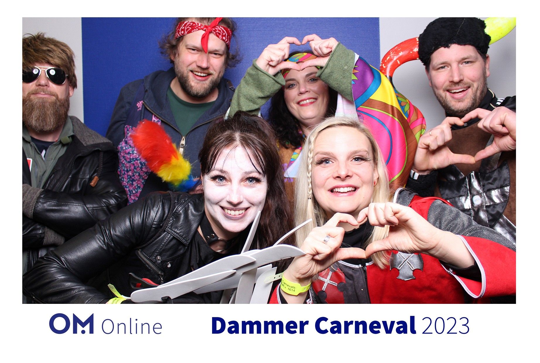 Das sind die Gewinner der Fotobox auf dem Dammer Carneval. Foto: MosBild