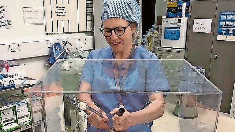 Ärztin in Wales: Dr. Ursula Bahlmann arbeitet als Anästhesistin in&nbsp; einem großen Klinikum.&nbsp;Foto: Bahlmann&nbsp;