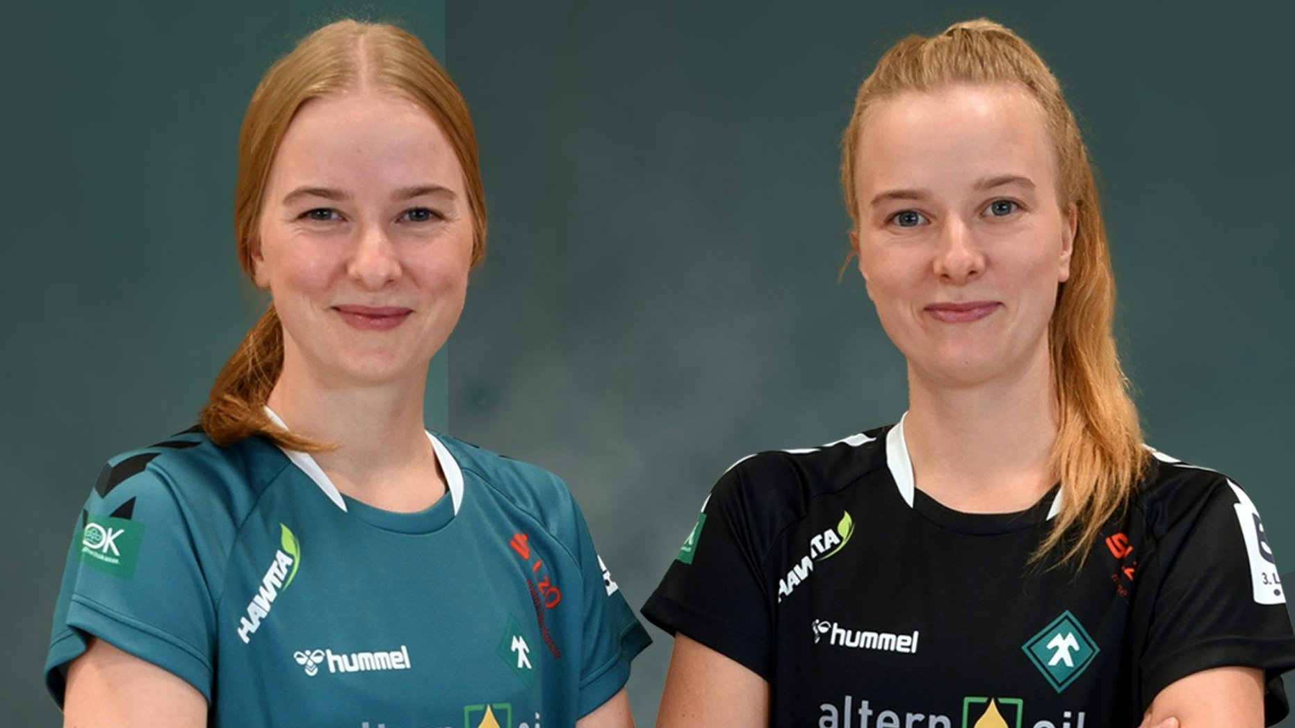 Seit 2015 im SFN-Trikot: Jane (links) und Nele Müller. Fotos: Müller