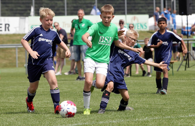 OM-Cup-Action: Hier eine Szene vom Turnier 2019 in Molbergen. Foto: Schikora