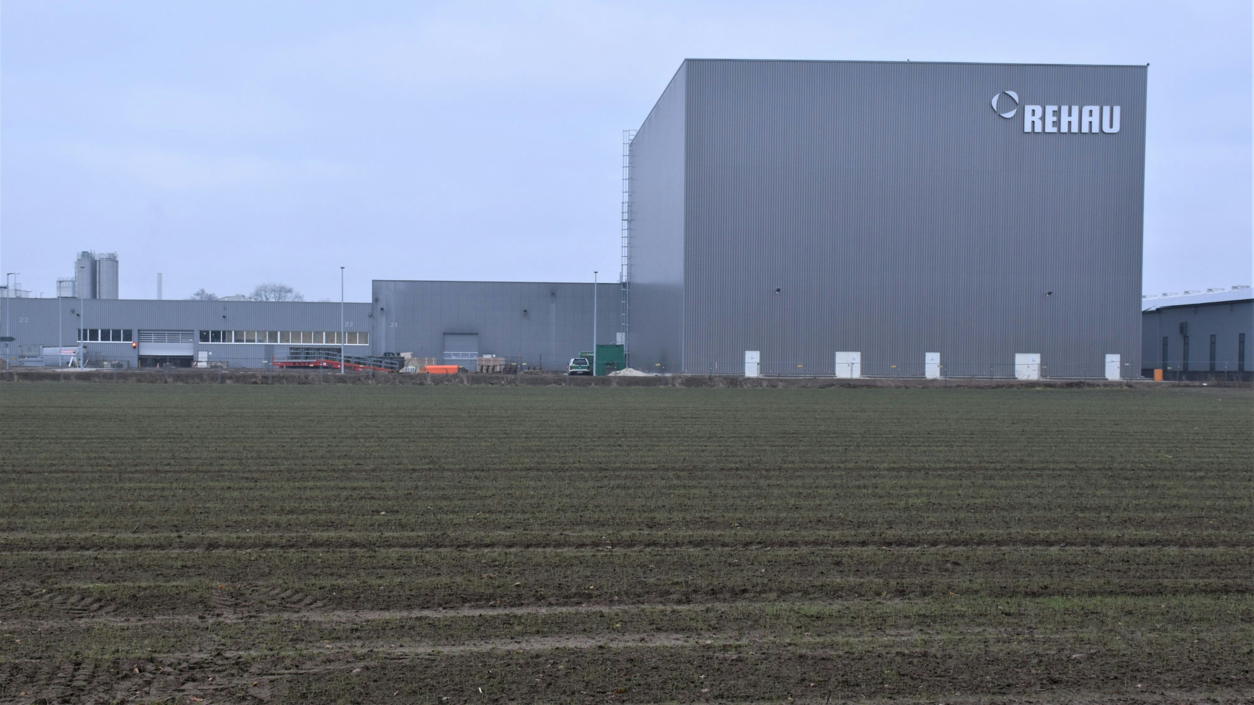 Wächst weiter: Die Firma Rehau hat jetzt in Visbek ein neues Service- und Logistikzentrum in Betrieb genommen. Archivfoto: Kühn