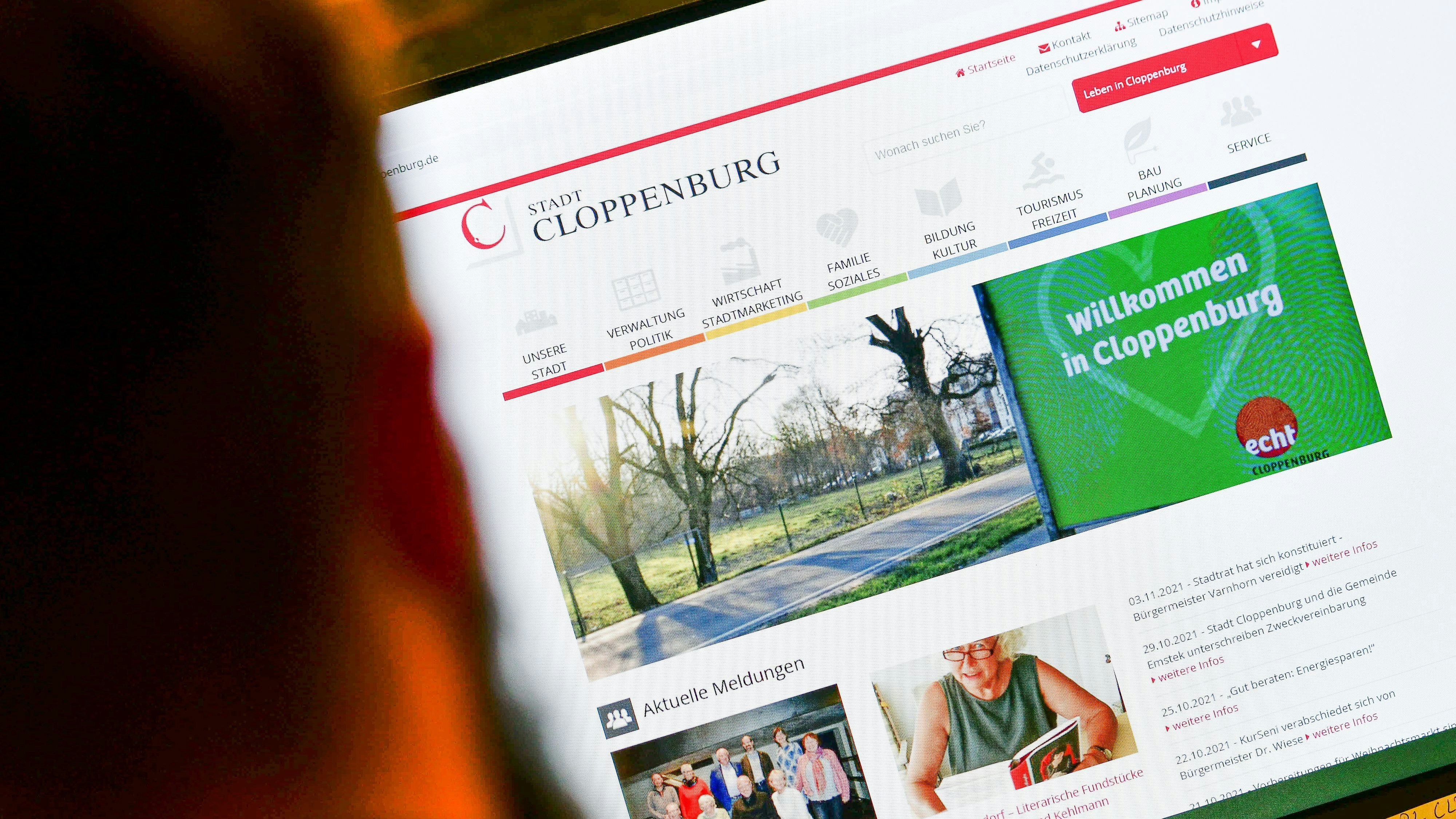 Formulare online ausfüllen: Die Stadt Cloppenburg bietet den Service ab dem 16. November 2021 an. Foto: Chowanietz