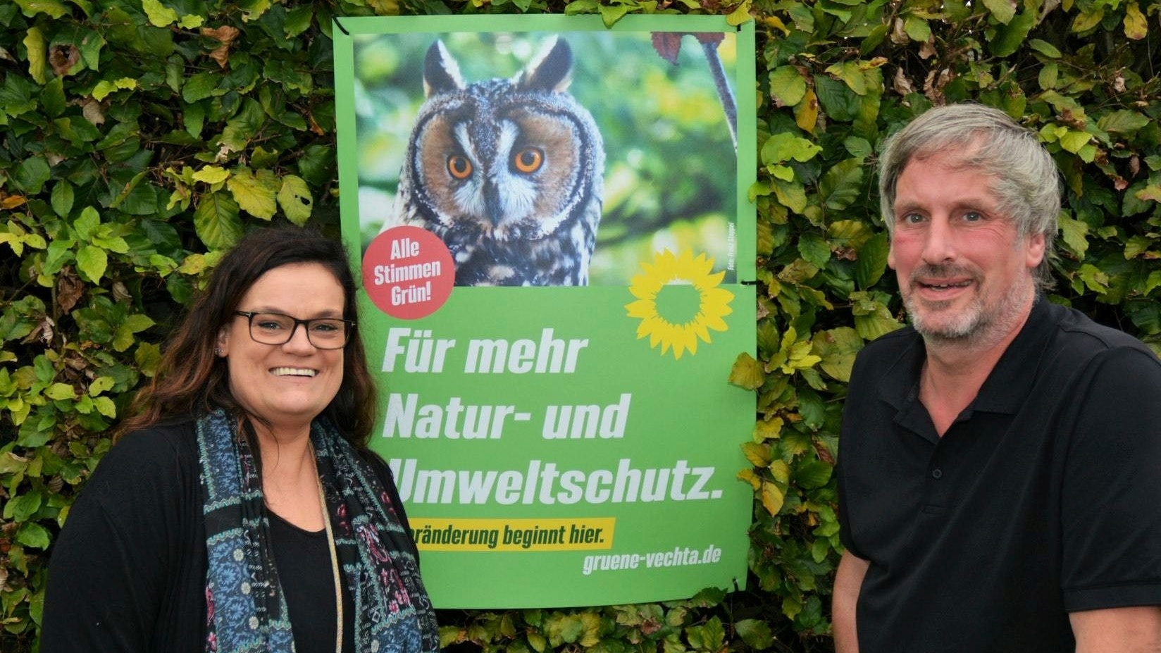 Die beiden Grünen im Dinklager Stadtrat: Das Ehepaar Christian und Mirja Morthorst. Foto: E. Wenzel