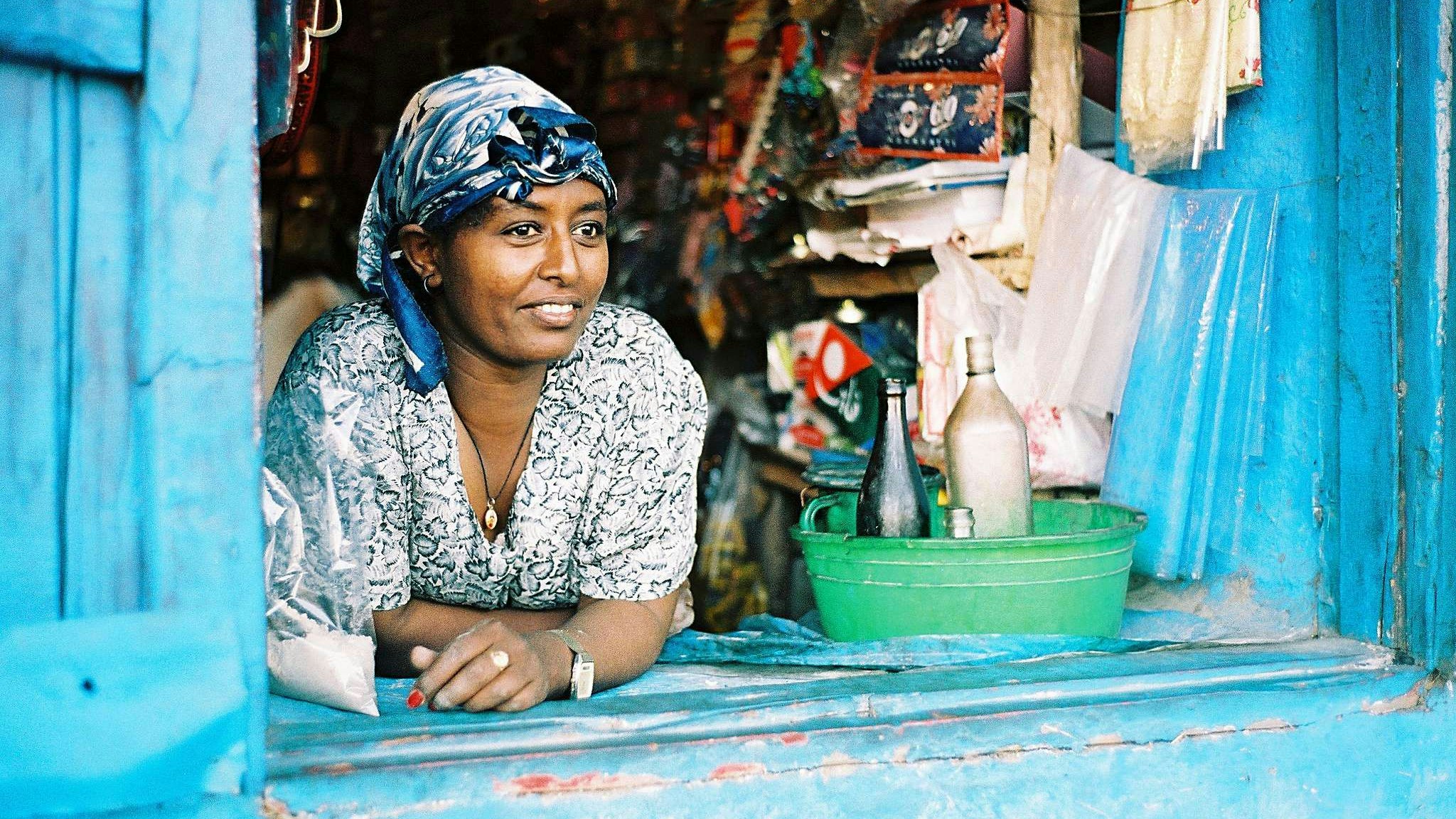 Eigener Laden, eigenes Einkommen: „Menschen für Menschen“ fördert äthiopische Frauen mit diversen Programmen. Foto: MfM