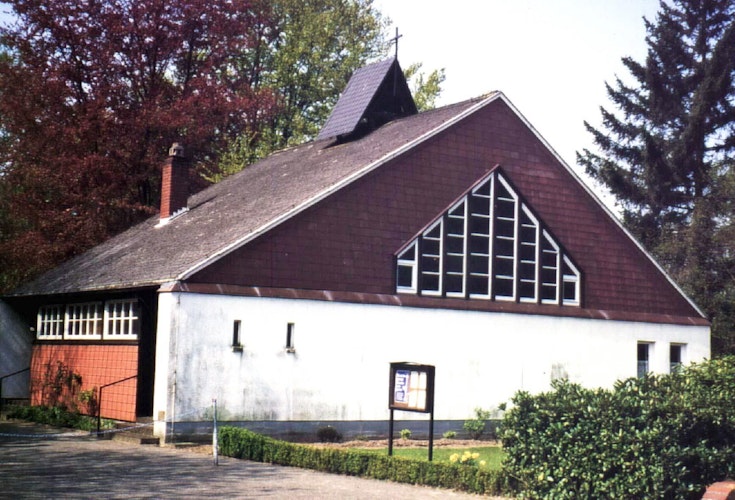 Die alte Bartning-Notkirche in Visbek. Foto: Archiv Evangelisch-lutherische Kirchengemeinde Visbek-Langförden