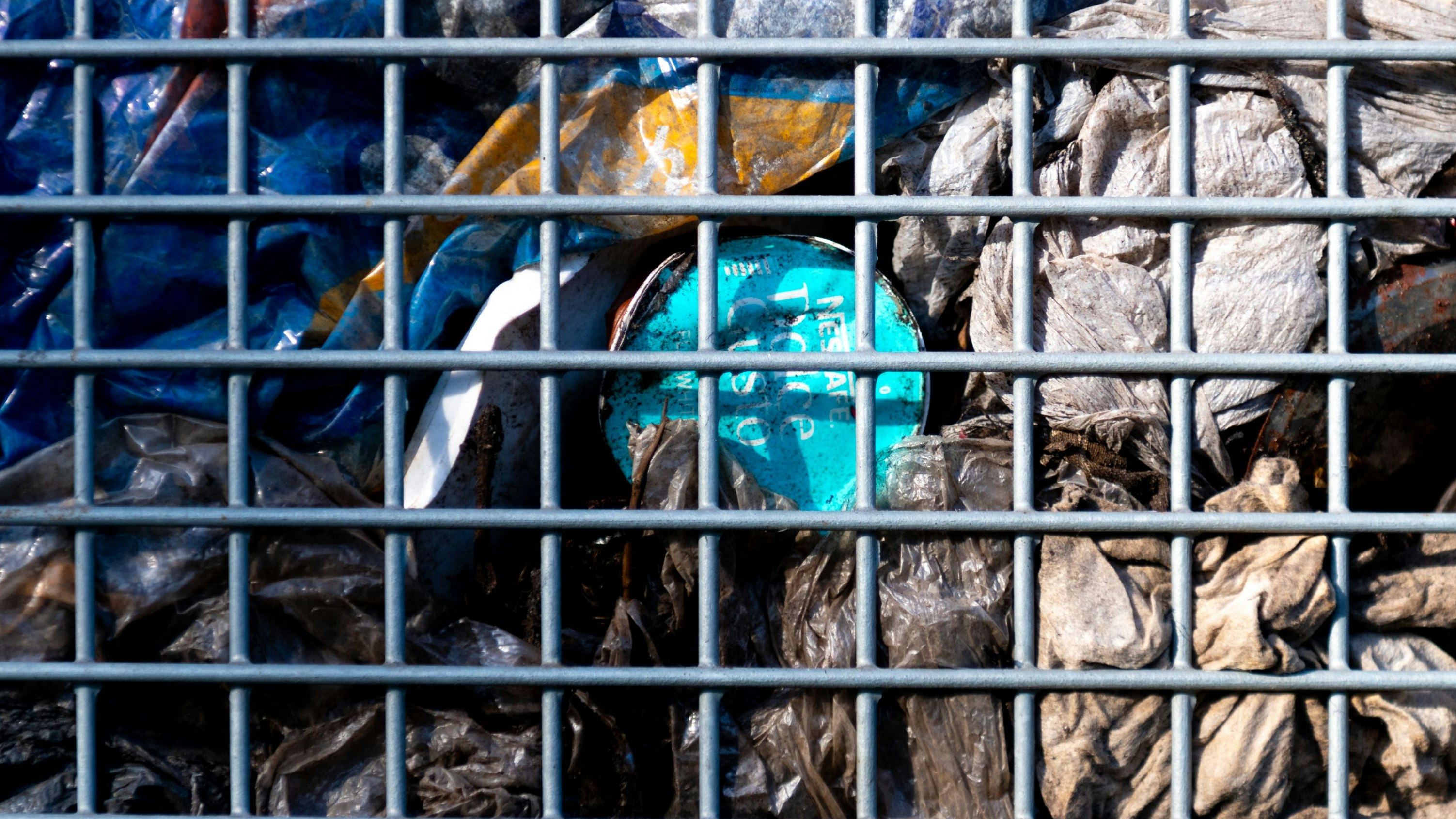 Kein Biomüll: Die Sammlung aus unterschiedlichsten Abfällen – vor allem aus Kunststoff – haben die Mitarbeiter aus den Kompostbergen gefischt. Foto: Chowanietz