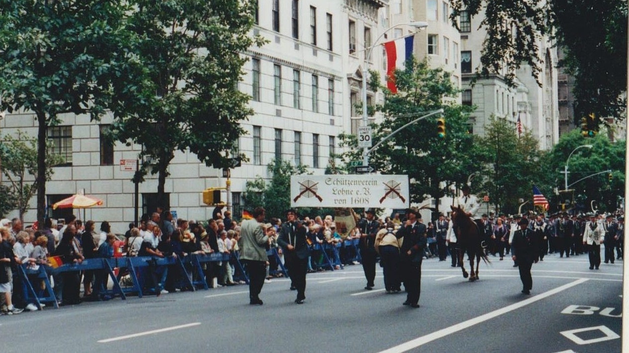 Lohner Schützenbrüder in New York. Foto: Schützenverein Lohne