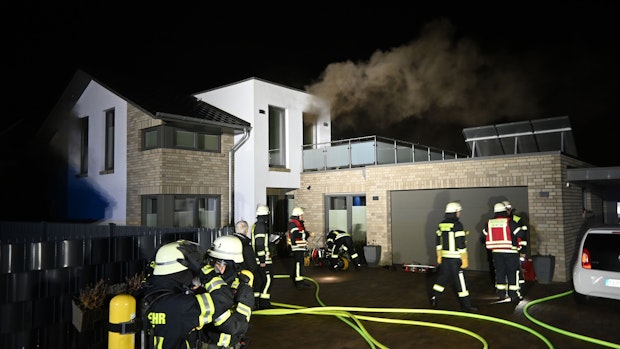 Feuer im Einfamilienhaus in Emstek