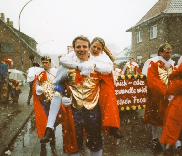 Florian Thamann und seine Frau Eva lernten sich 1999 beim Dammer Carneval kennen. Foto: privat