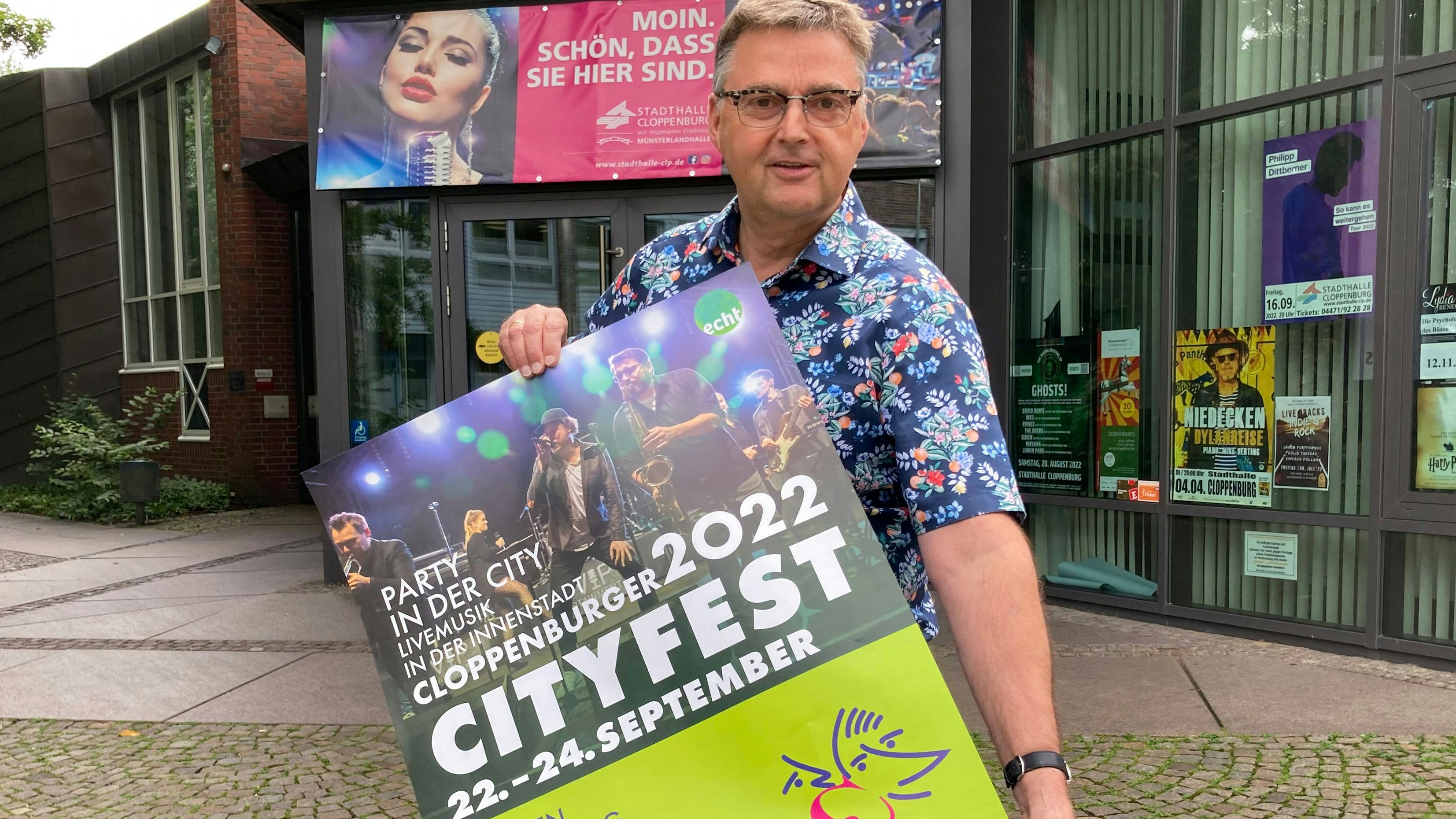 Freut sich auf das Cityfest: Stadthallen-Geschäftsführer Alfons Lücking. Foto: Hermes