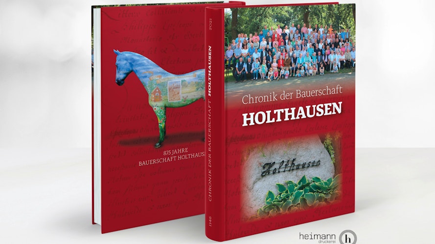 Wer mehr über die Bauerschaft Holthausen erfahren möchte, dem sei die Ende 2020 veröffentlichte Chronik ans Herz gelegt. Foto: Druckerei Heimann