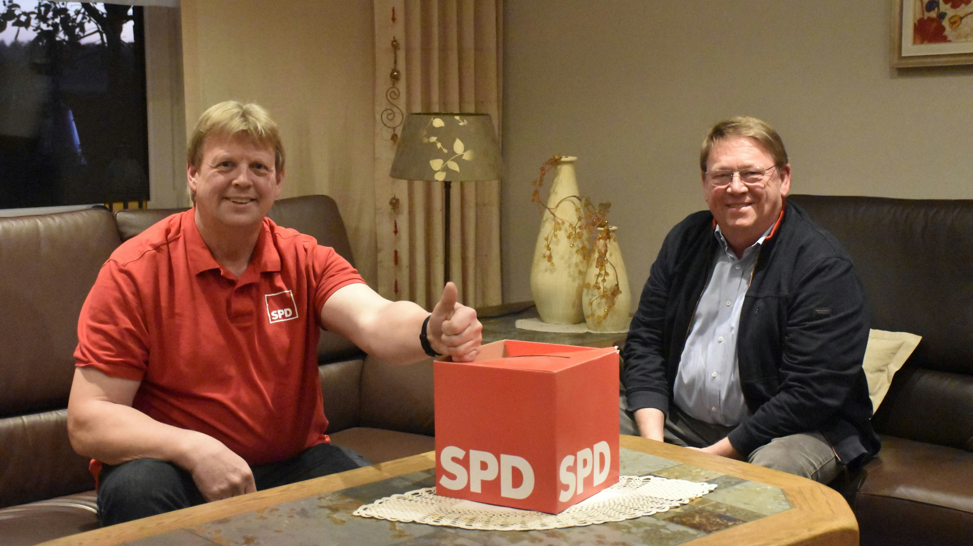 Sehen sich als der Anwälte der Neuenkirchen-Vördener: Andreas Frankenberg, der SPD-Ortsvereinsvorsitzende und SPD/FDP-Fraktionsvorsitzender Hermann Schütte. Foto: Scholz