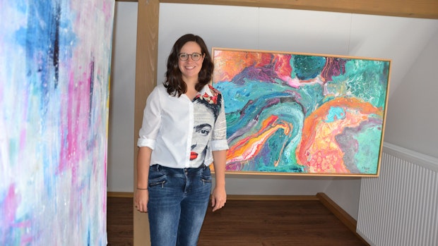 Für Katharina Tegenkamp ist ein Leben ohne Malerei undenkbar