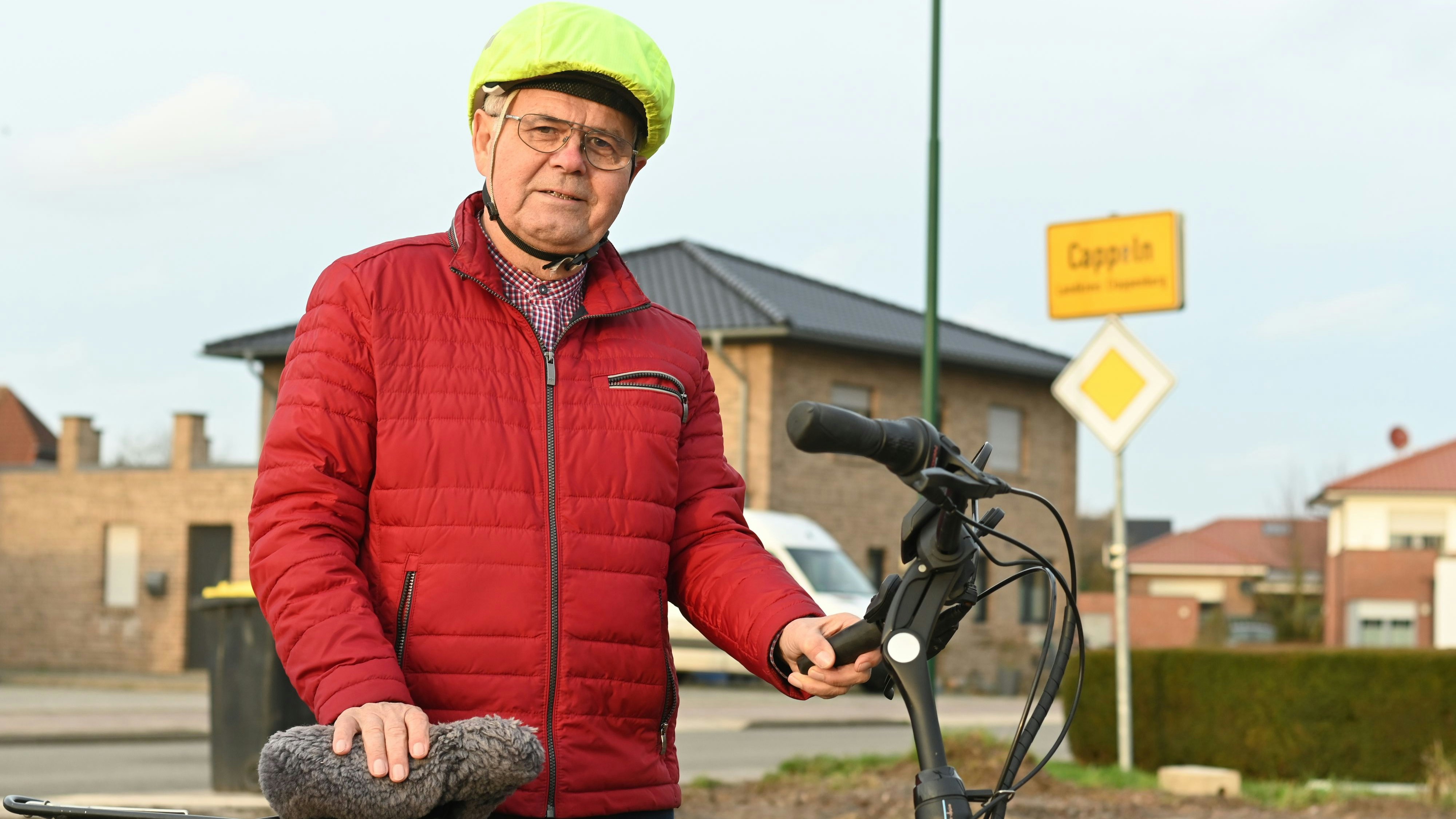 In seinem Element: Wolfgang Hartke liebt es, mit dem Fahrrad unterwegs zu sein. Foto: Vorwerk