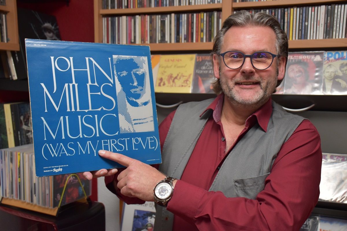 „Music was my first love“ von John Miles: Manfred Müller präsentiert seine Lieblingsplatte. Foto: Klöker