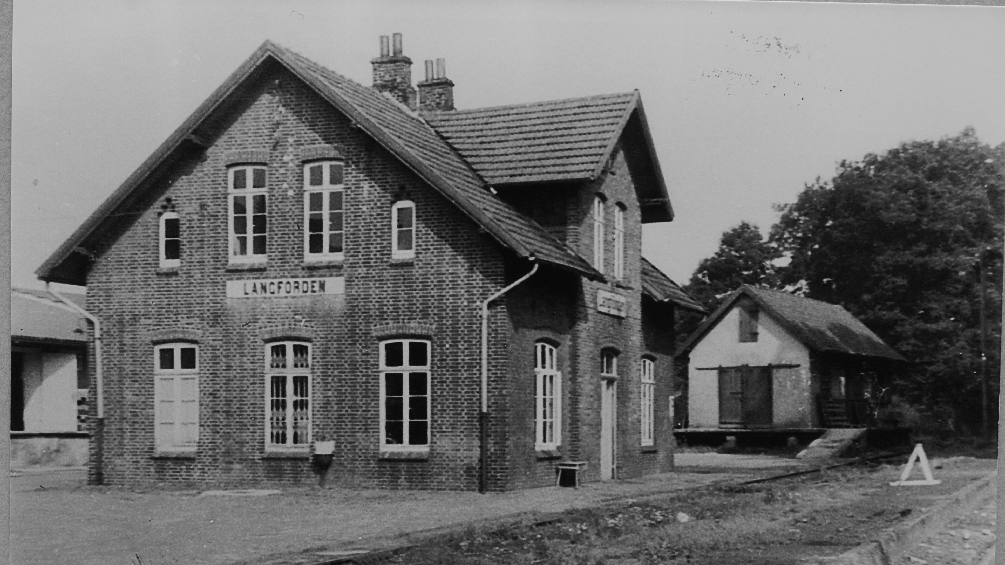 Der alte Bahnhof in Langförden. Foto: Heimatverein Langförden