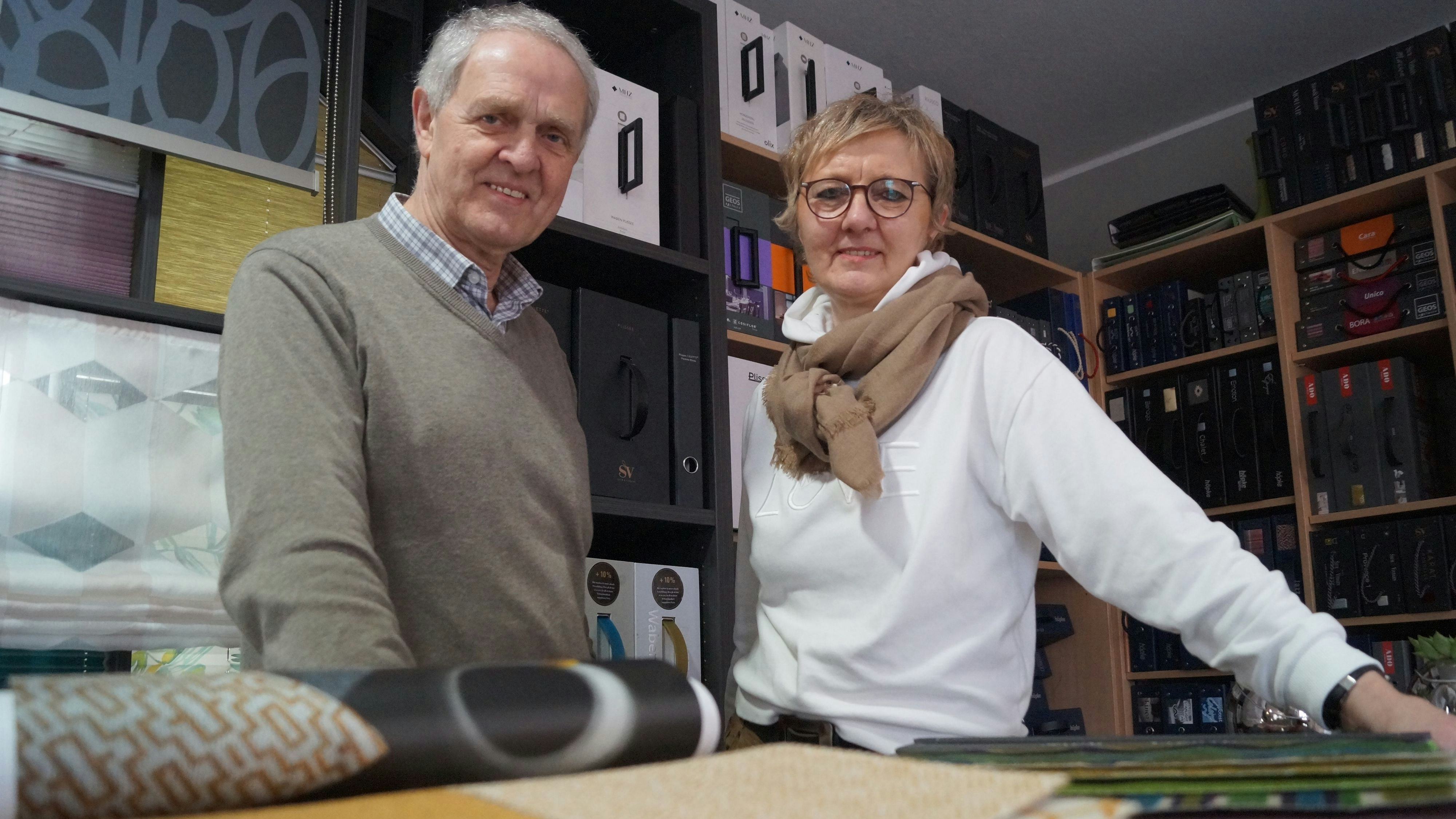 Wechseln in den Ruhestand: Werner und Christa Günther schließen ihr Geschäft in Goldenstedts zum Ende des Monats.&nbsp; &nbsp;Foto: C. Meyer