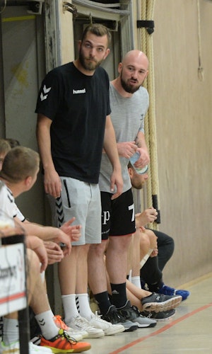 Neues Trainerduo mit TVC-Vergangenheit: Chefcoach Janik Köhler (links) und Co“ Lennart Witt. Foto: Langosch