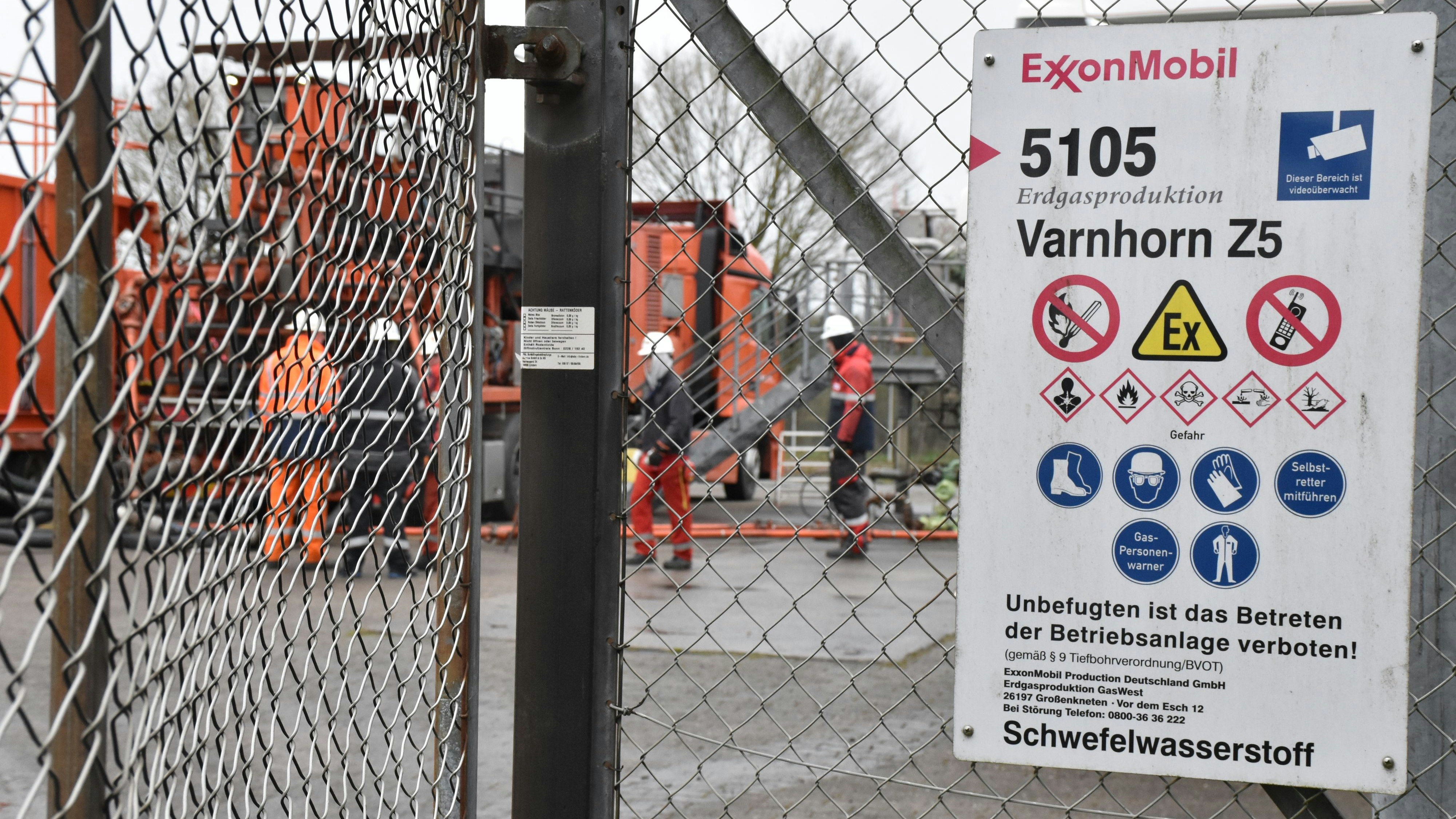 Nach 42 Jahren legt ExxonMobil die Produktion an der Bohrstelle Varnhorn Z5 (Bild) bei Visbek still. Generell will das Unternehmen aber künftig wieder mehr fossilen Brennstoff fördern. Foto: Berg