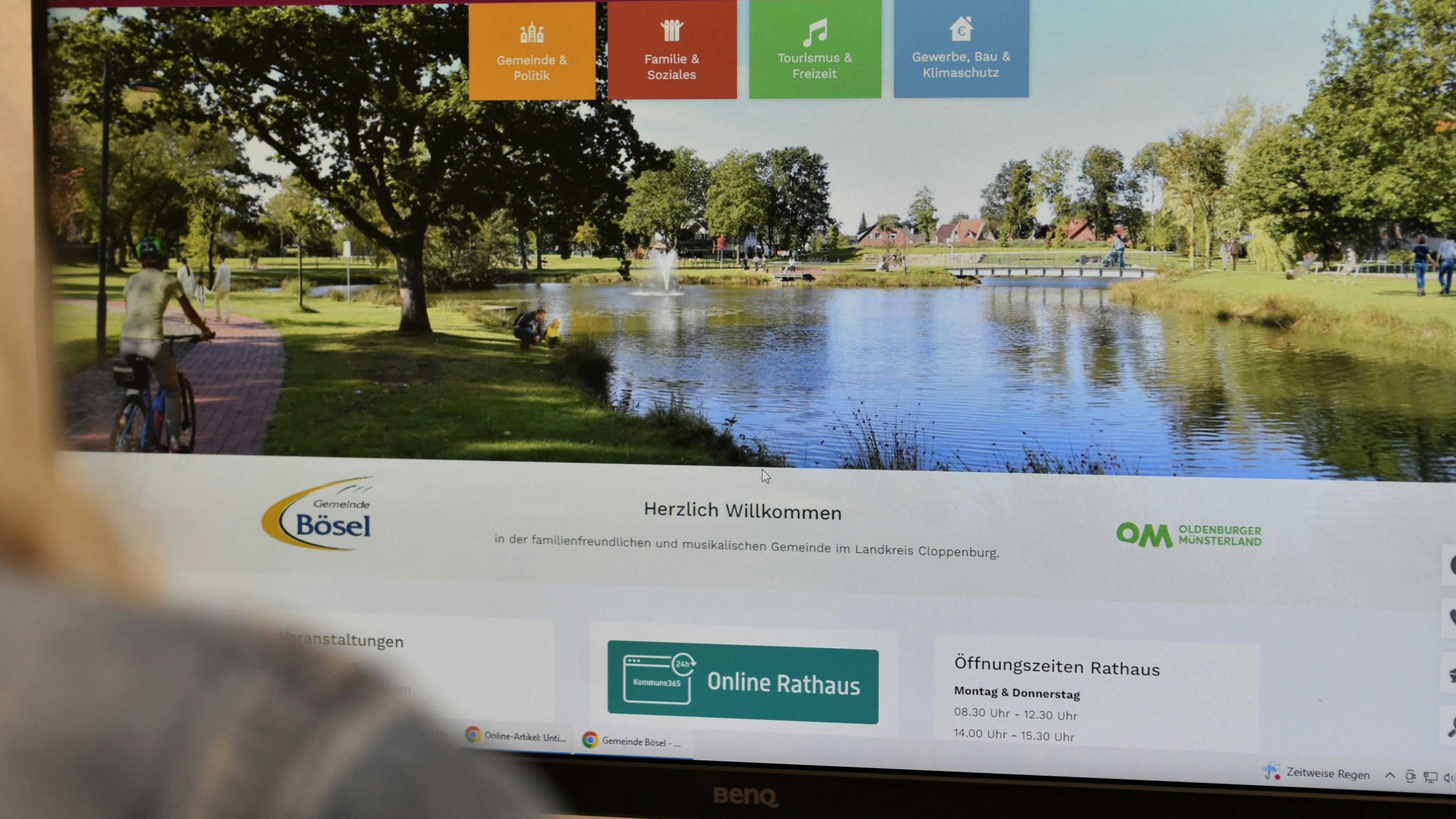 Neue Homepage: Das Online-Rathaus soll für die Zukunft ein wichtiges Tool der Bürgerinnen und Bürger sein. Foto: Hahn