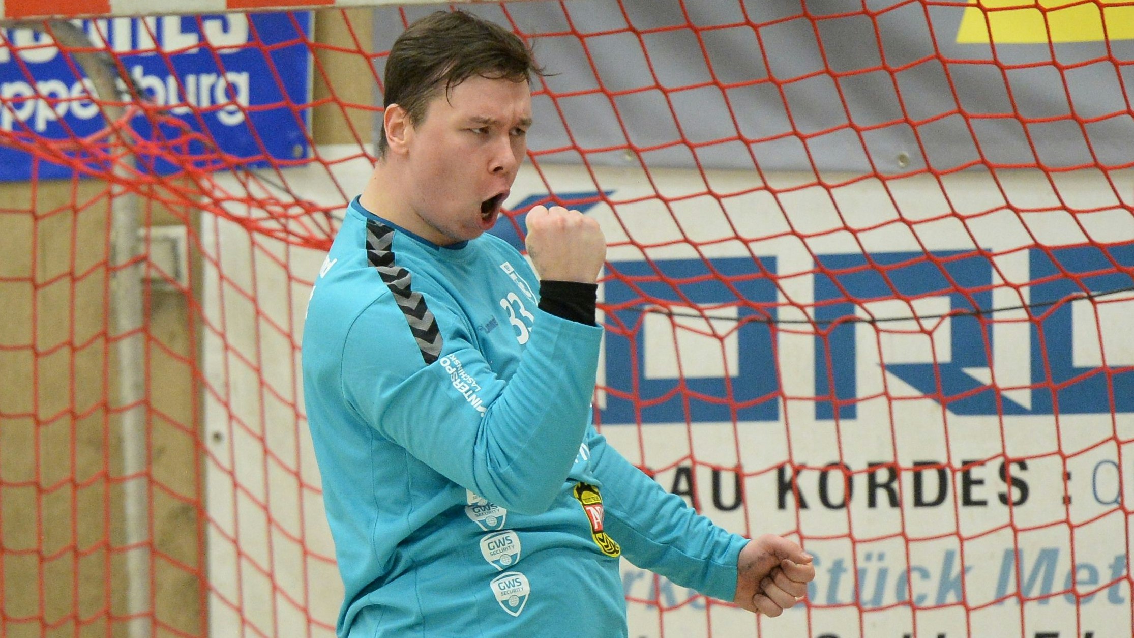 Will mit seinem Team den vierten Sieg in Serie bejubeln: TVC-Torhüter Mika Brokmeier. Foto: Langosch