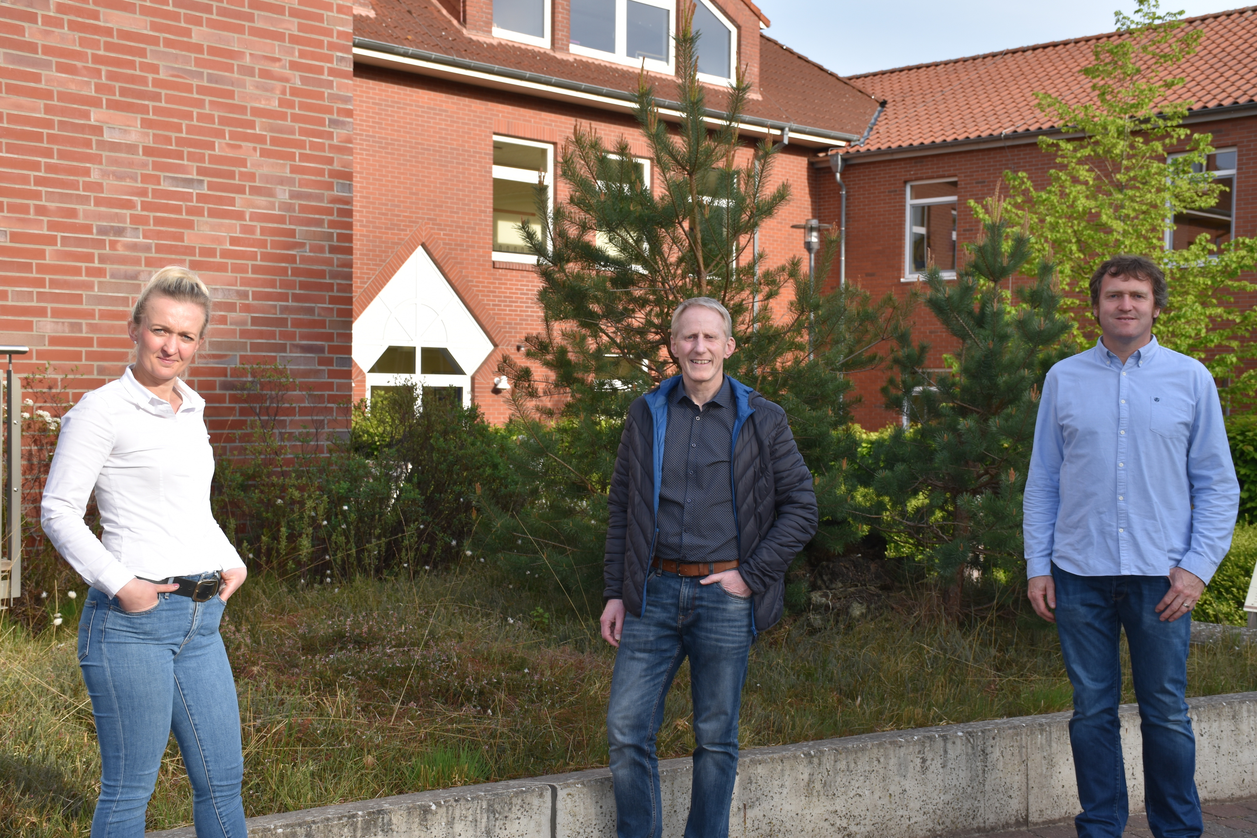 Gemeinsam für Goldenstedt und Lutten: (von links) Susan Eschke, Alfred Kuhlmann und Ansgar Surmann. Foto: Ebert