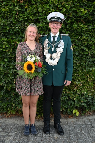 Königin Zita Hövemann und König Markus Meyer. Foto: Schützenverein Arkeburg