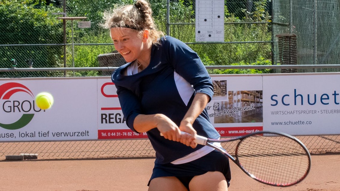 Zurück auf der ITF-Juniors-Tour: Julia Middendorf (17) vom TV Visbek. Foto: Becker