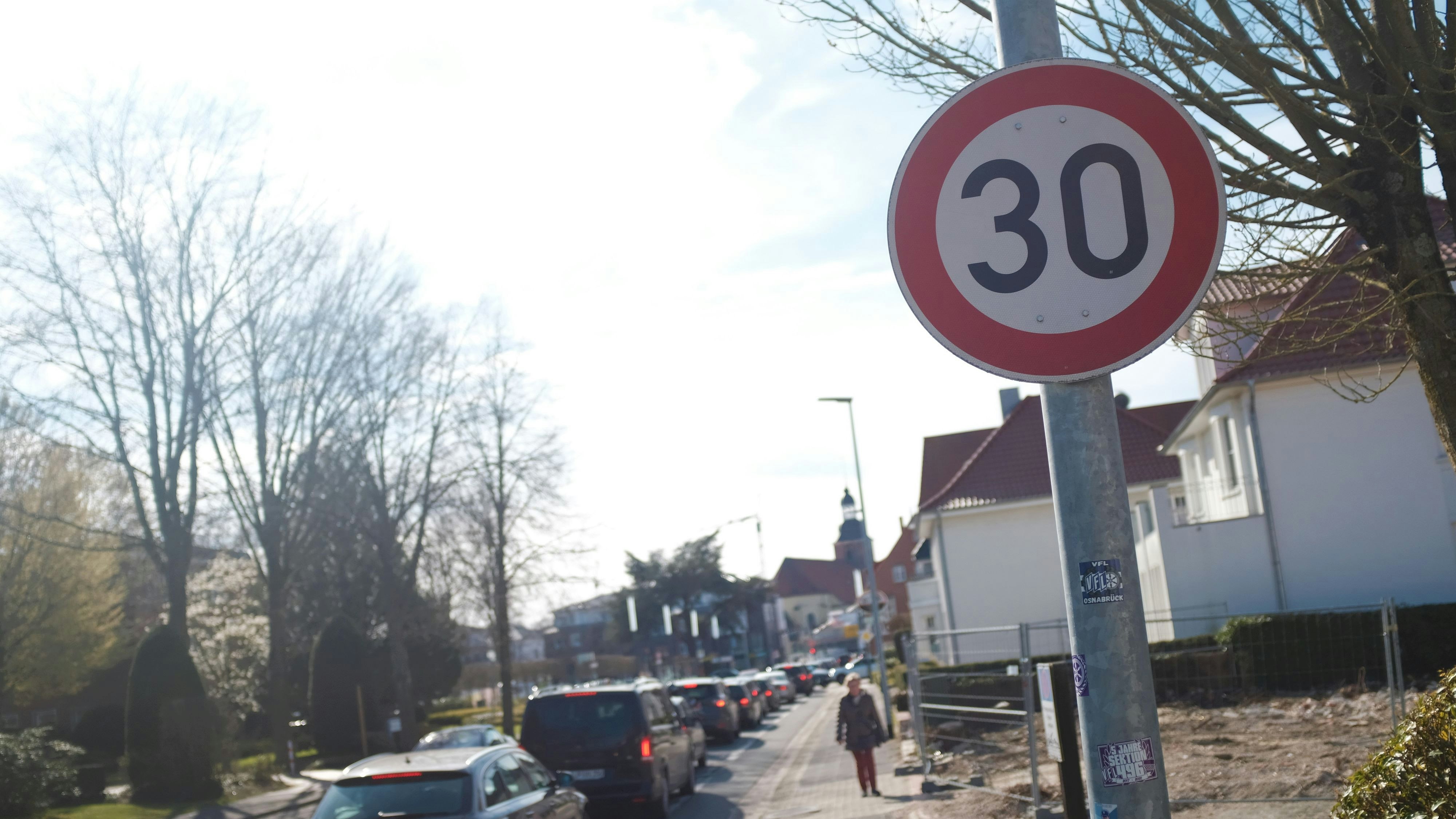 Tempo 30 statt 50: Auf der Eschstraße gilt bereits eine Höchstgeschwindigkeit von 30 Stundenkilometern. Foto: Niemeyer