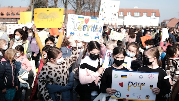2300 Schüler demonstrieren in Cloppenburg für den Frieden