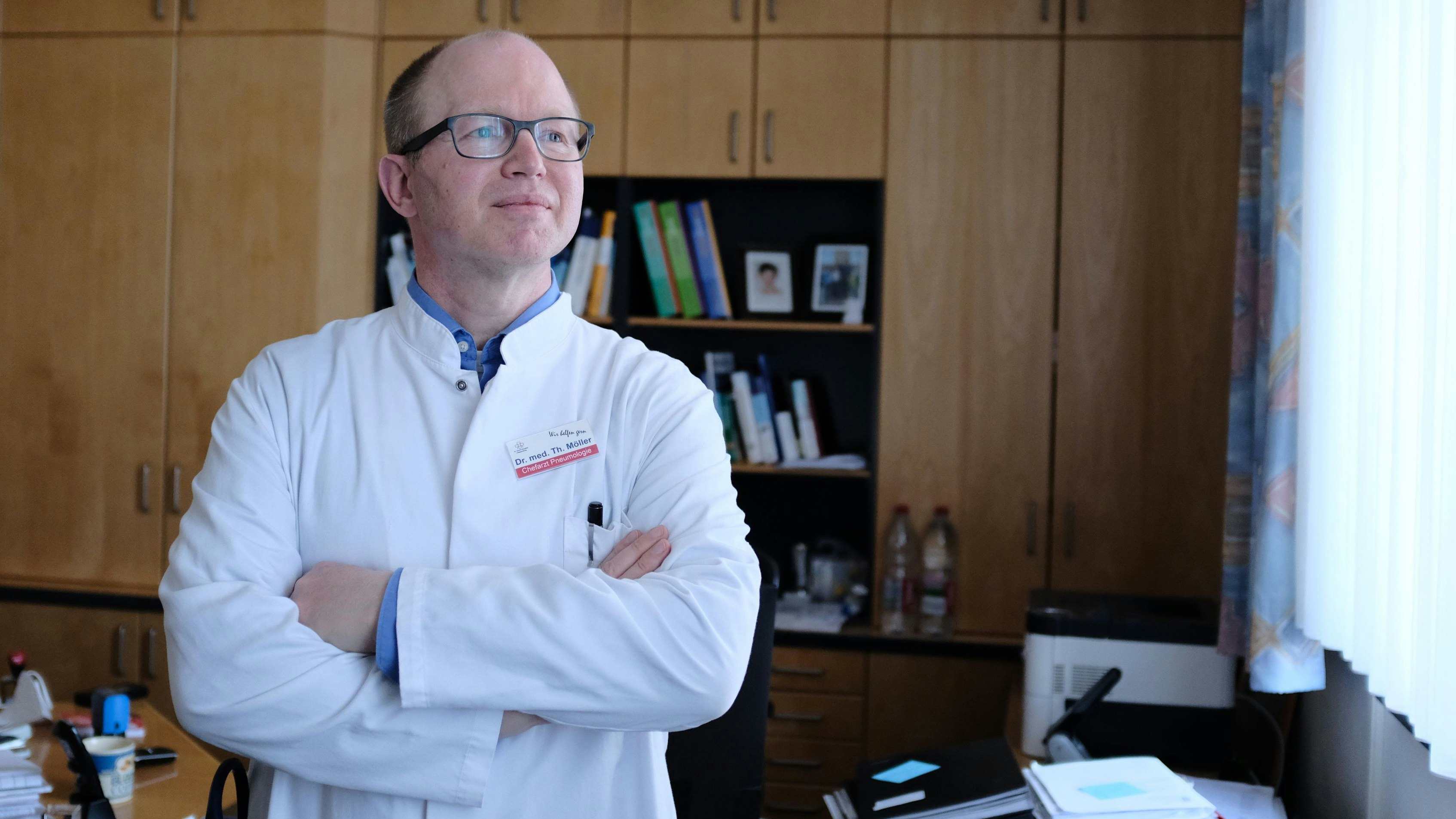 Sieht gute Heilungschancen: Dr. Möller behandelt hauptsächlich Long-Covid-Patienten mit Lungenproblemen. Foto: Niemeyer