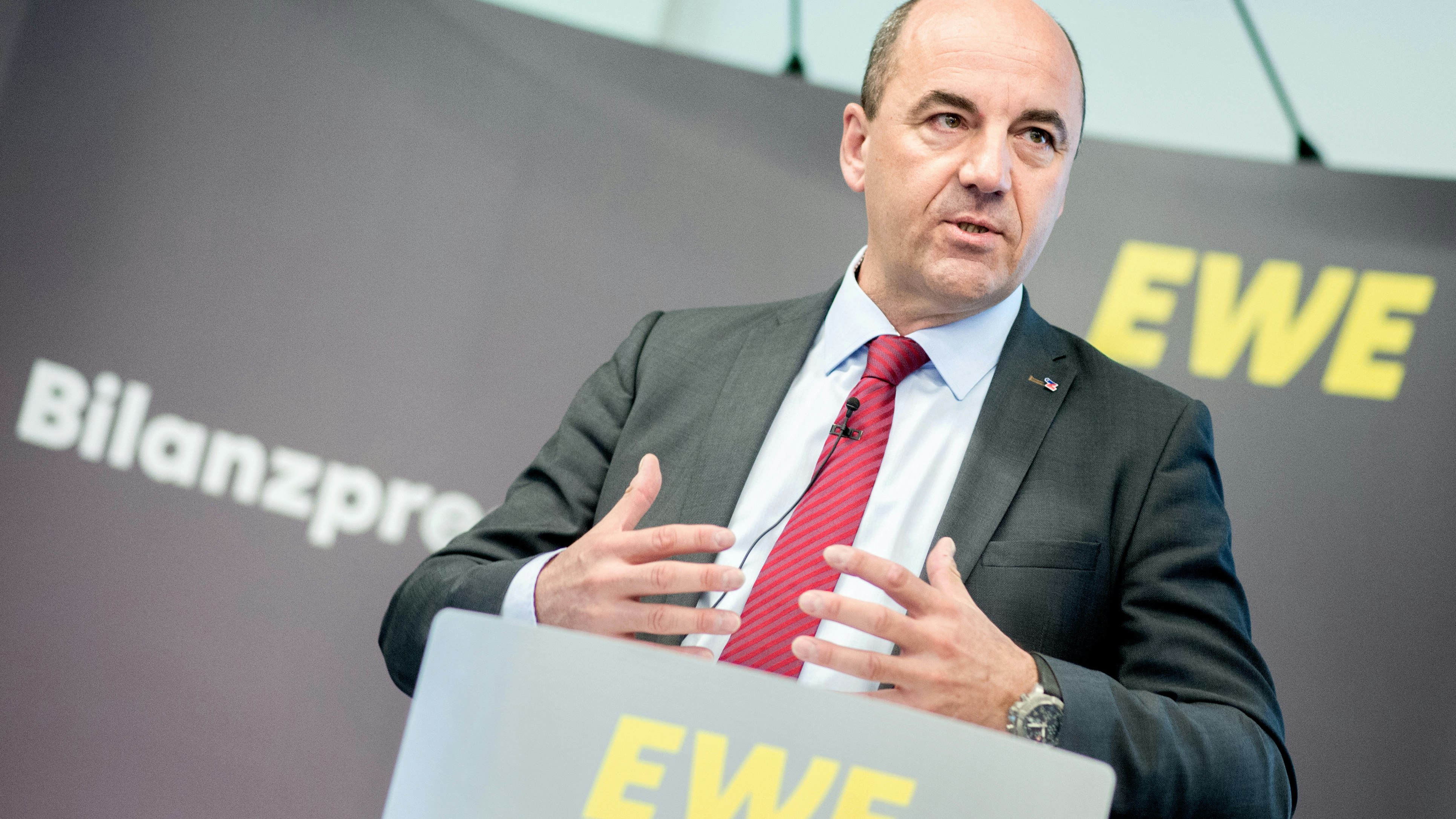 Stefan Dohler, Vorstandsvorsitzender der EWE AG. Foto: dpa/Dittrich