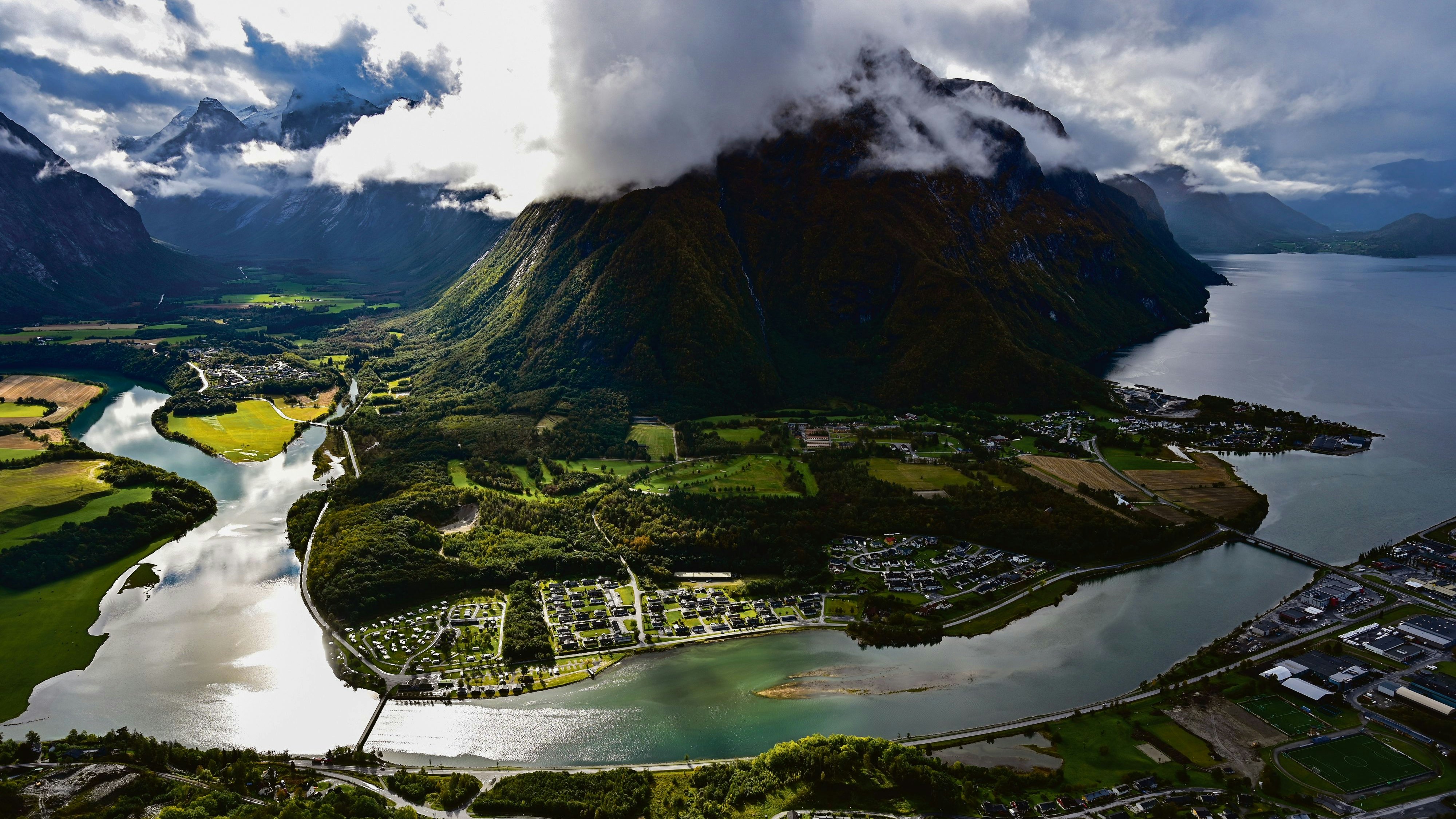 Aussicht in Andalsnes: Norwegen verfügt über wunderschöne Landschaften. Foto: Hermes