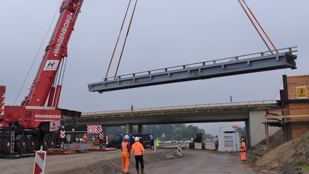 Neue Brücke für die A1: 6-streifiger Ausbau macht Fortschritte