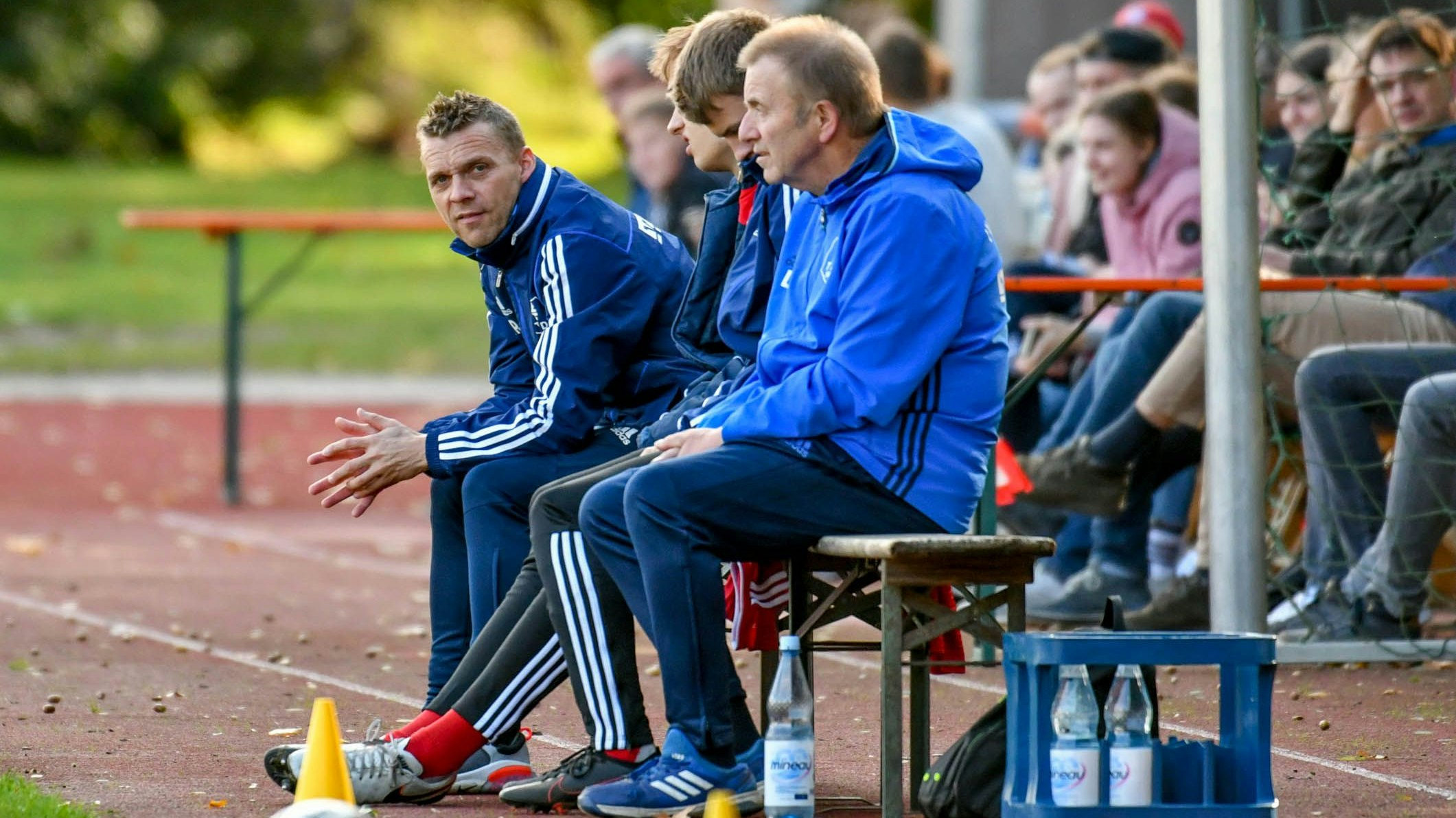 Gegen Melle geht's weiter: TVD-Coach Stefan Arlinghaus (links), hier beim Spiel gegen Union Lohne. Foto: Wenzel