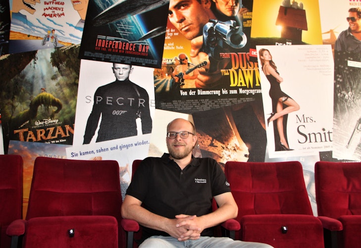 Gunnar Schäfer freut sich bereits auf die Kino-Besucher in der Schauburg Cineworld Vechta. Foto: E. Wenzel