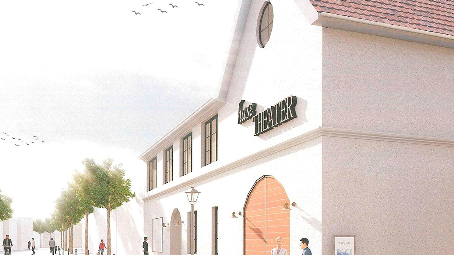 Außenansicht nach Umbau: Aus dem ehemaligen Hauses Grönheim an der unteren Langenstraße soll das „haseTheater“ werden.&nbsp; Visualisierung: Bertzbach