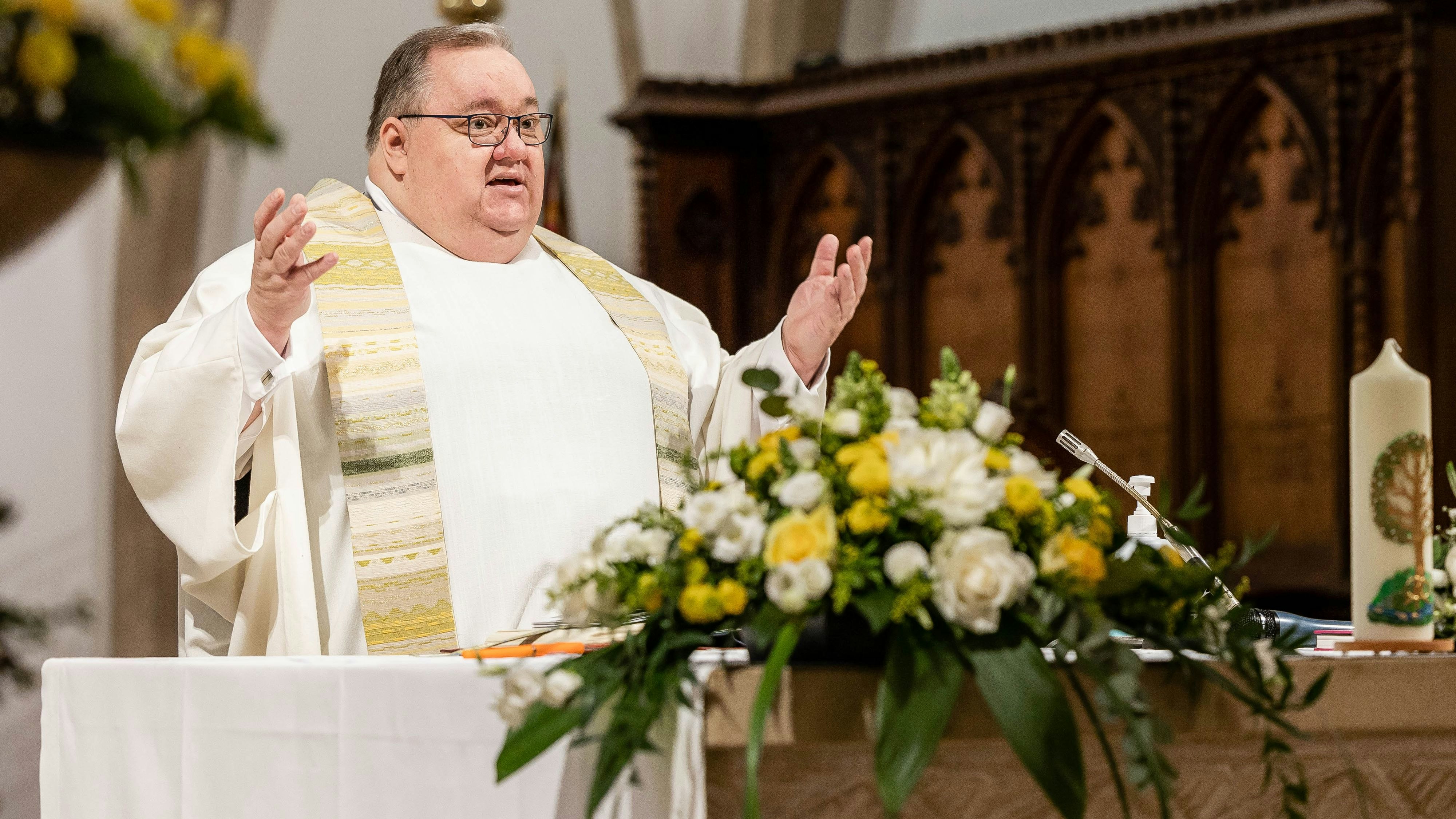 Erstklassiger Prediger: Johannes Kabon. Fotos: Kirchengemeinde St. Catharina / Juliane Horstmöller