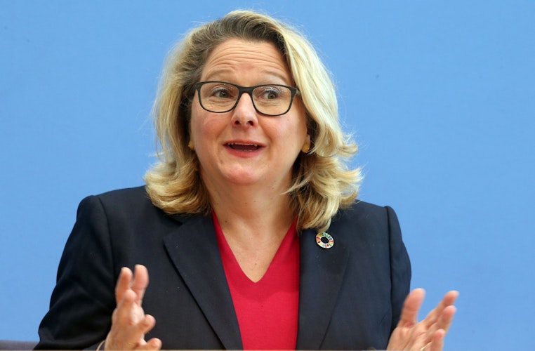 Svenja Schulze (SPD), Bundesministerin für Umwelt, Naturschutz und nukleare Sicherheit. Foto: dpaKumm