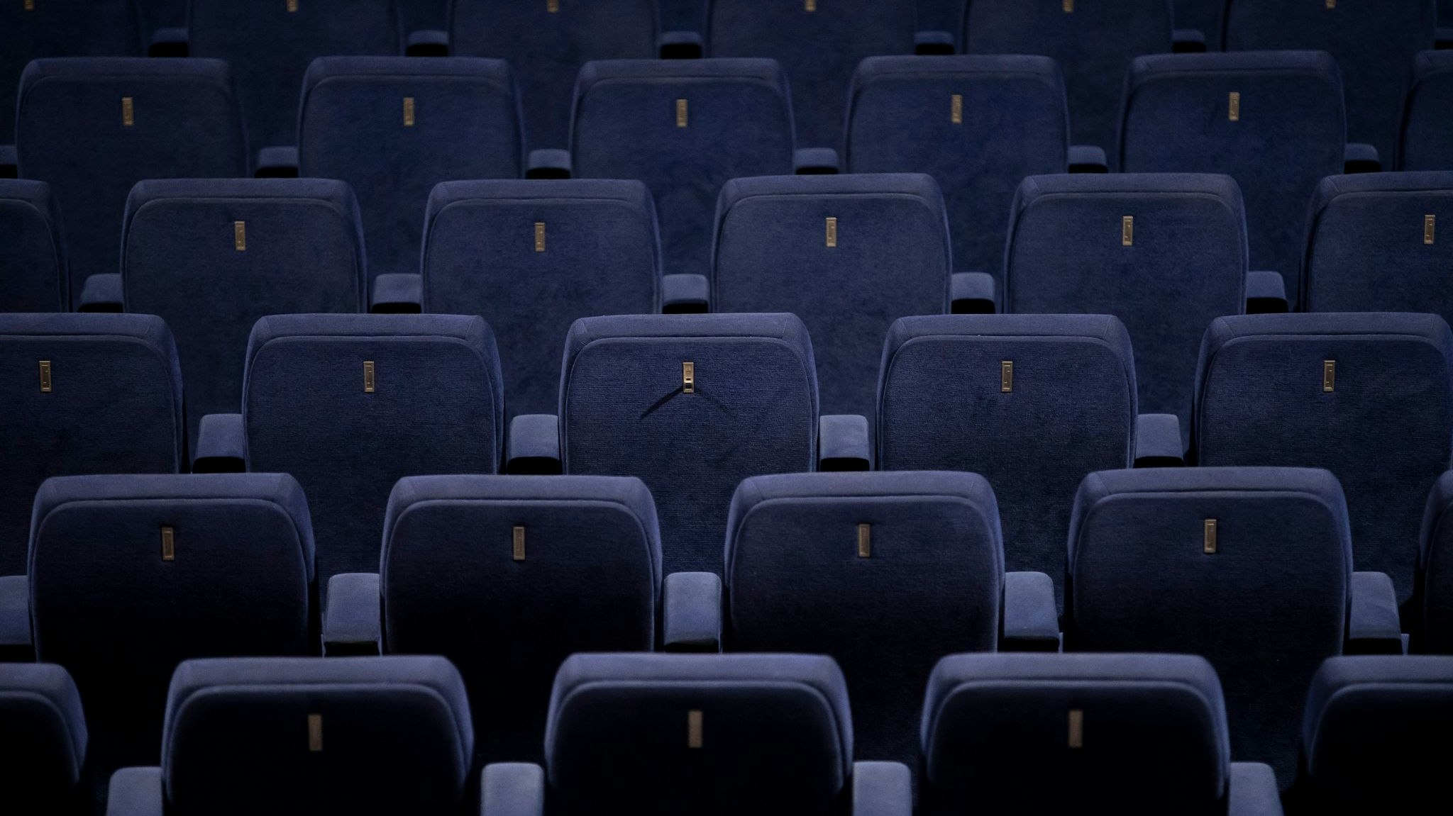 Leere Sessel sind in einem Kinosaal zu sehen.Christoph Soeder/dpa/Symbolbild