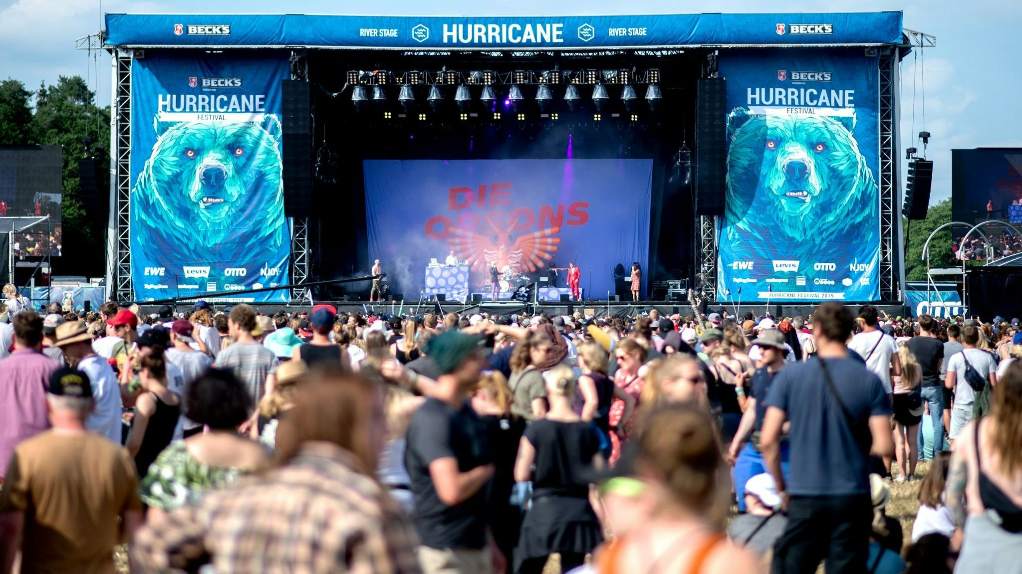 Vor Corona:&nbsp;Partystimmung beim Hurricane Festival 2019. Foto: dpa/Dittrich