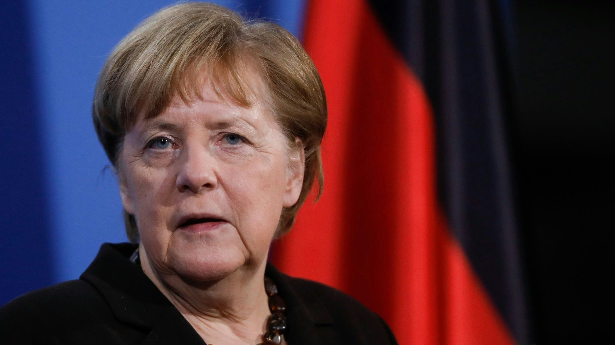 "Forderung nach einem kurzen einheitlichen Lockdown richtig": Kanzlerin Merkel steht einer Sprecherin zufolge hinter einer Idee von CDU-Chef Laschet – zumindest indirekt. Foto: dpa/AP Pool/Schreiber