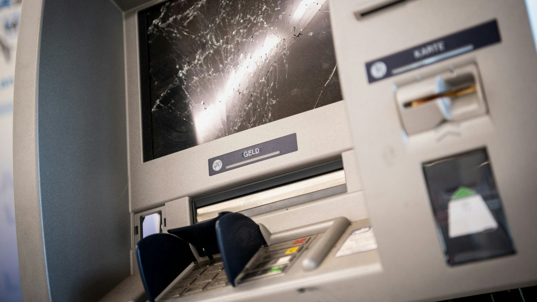 Ein gesprengter Geldautomat:&nbsp;Laut BKA wurden im vergangenen Jahr 414 Fälle registriert, 18,6 Prozent mehr als noch 2019. Foto: dpa